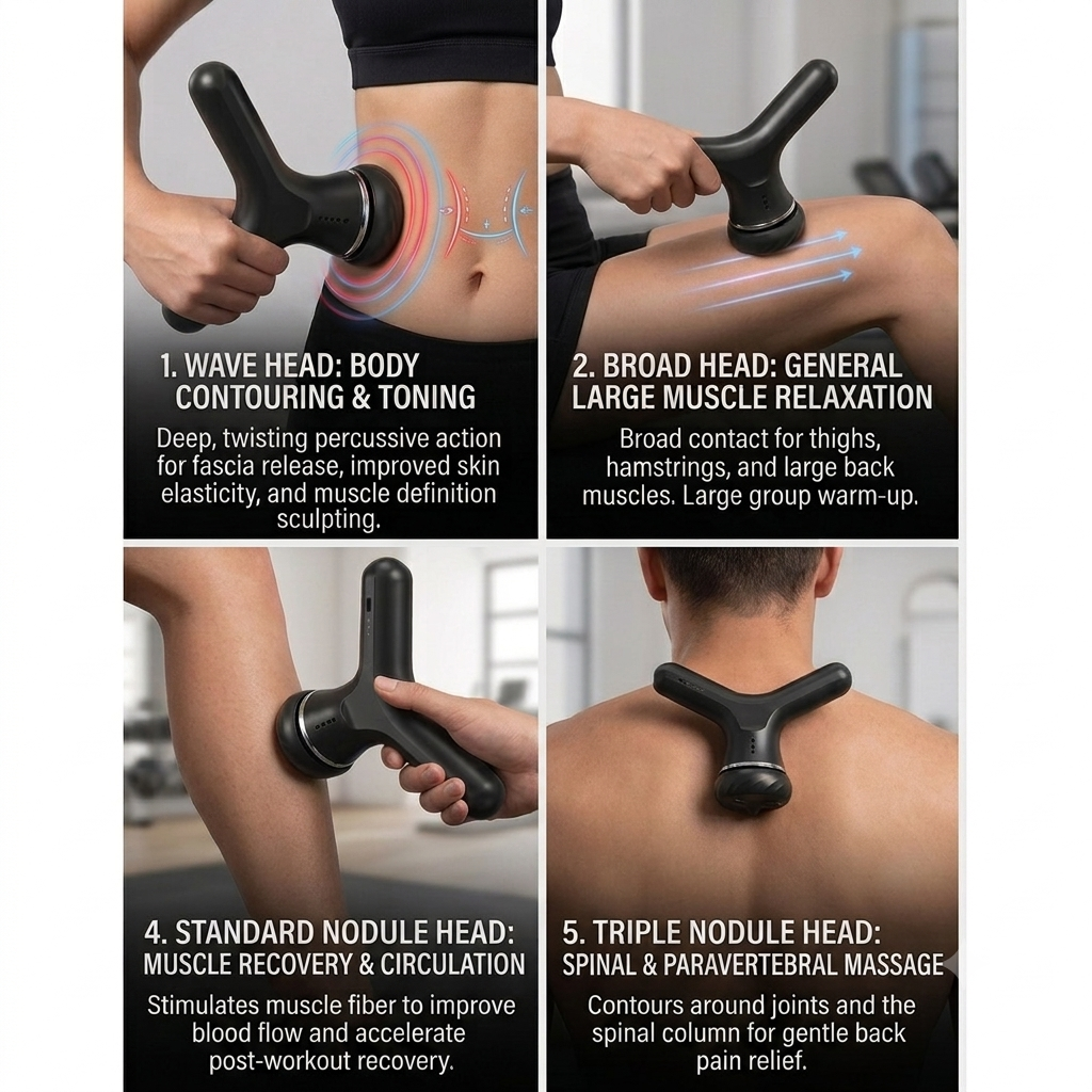 Guntara 4-in-1 Cordless Recovery & Toning Massager