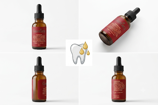Guntara Ayurvedic Dental Lotion (20ml) – Gum Swelling, Pyorrhea & Teeth Whitening |(Pack of 2)